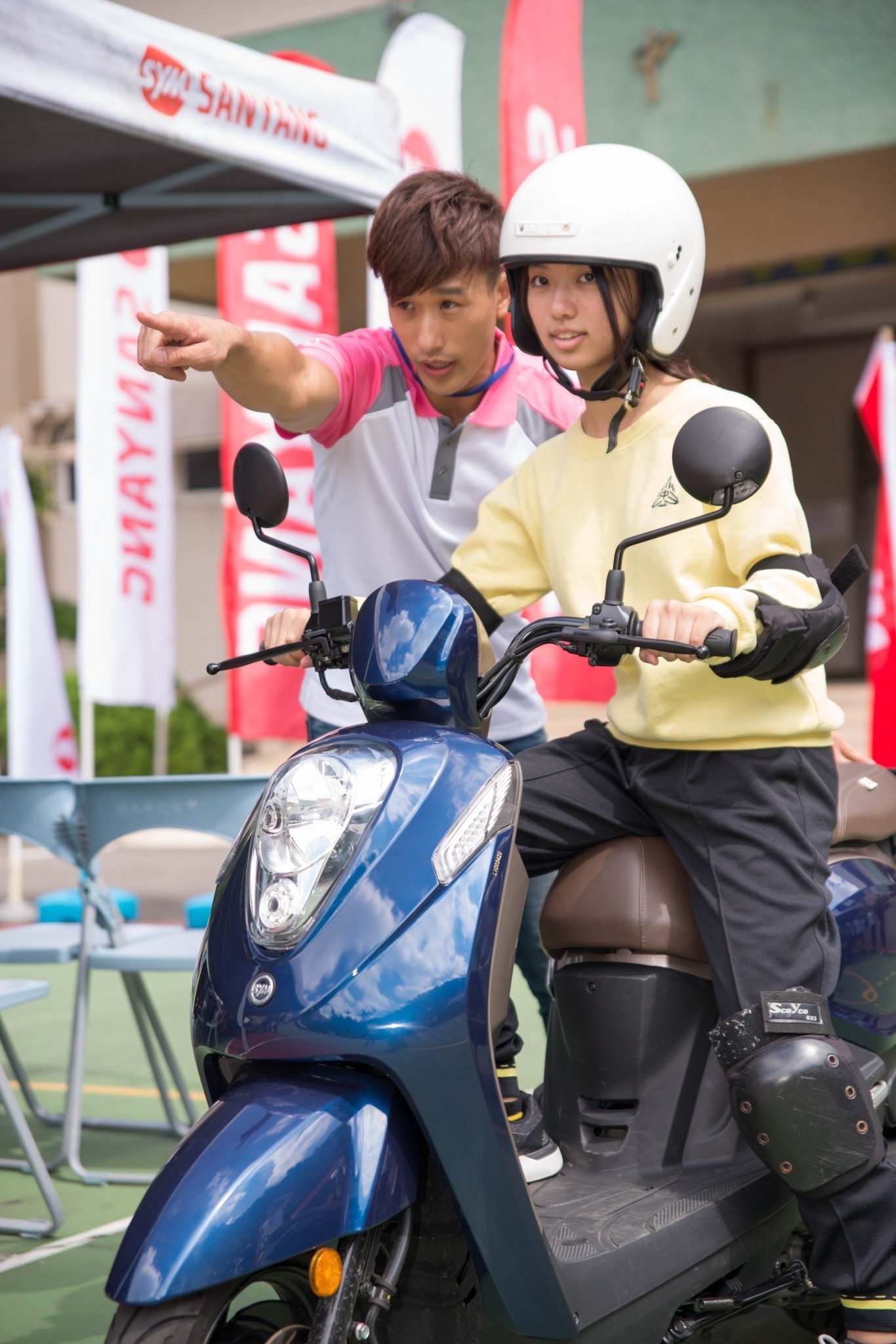 SYM校園機車考照活動(暖男駕訓班-新竹女中)