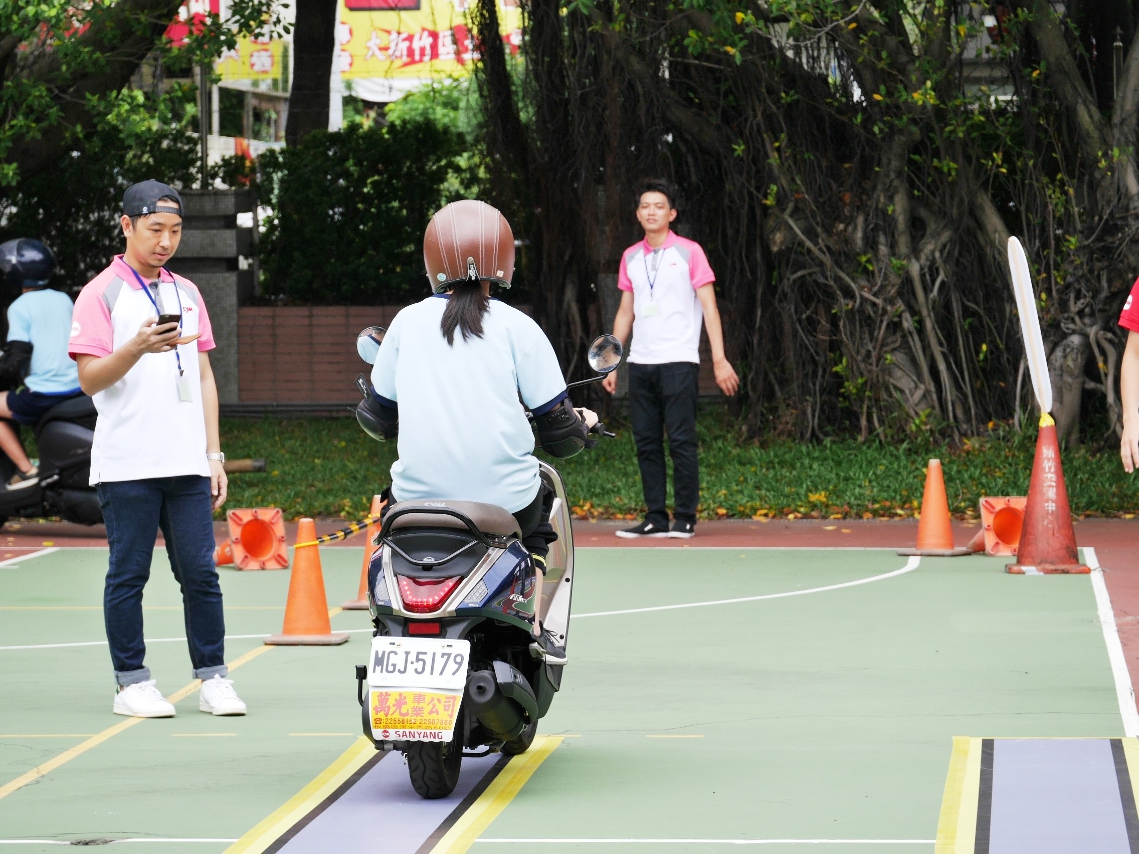 SYM校園機車考照活動(暖男駕訓班-新竹女中)