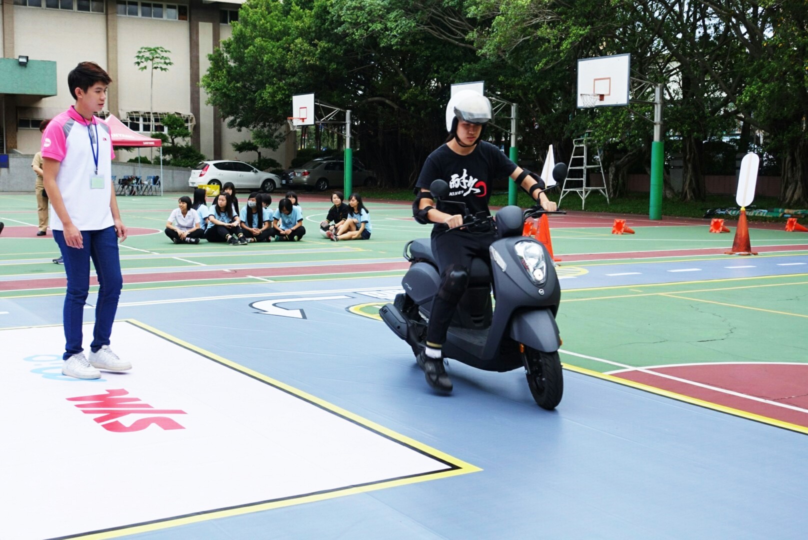 SYM校園機車考照活動(暖男駕訓班-新竹女中)